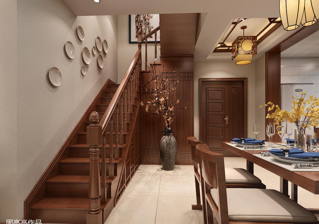 周亮亮打造新中式跃层住宅设计典范-0