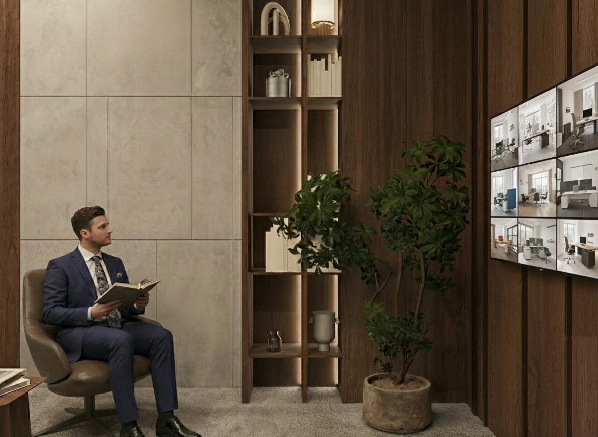 Modern Administrative Office - Design & visualization-23