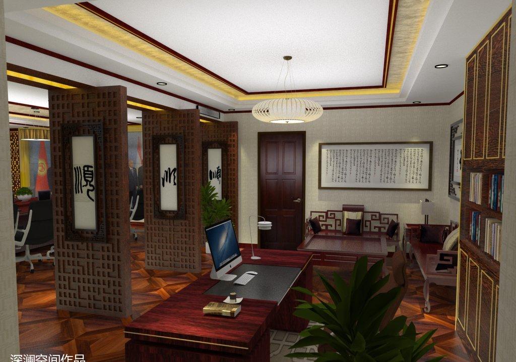 国贸大厦汉鼎集团总部办公室【中式】设计鉴赏-26