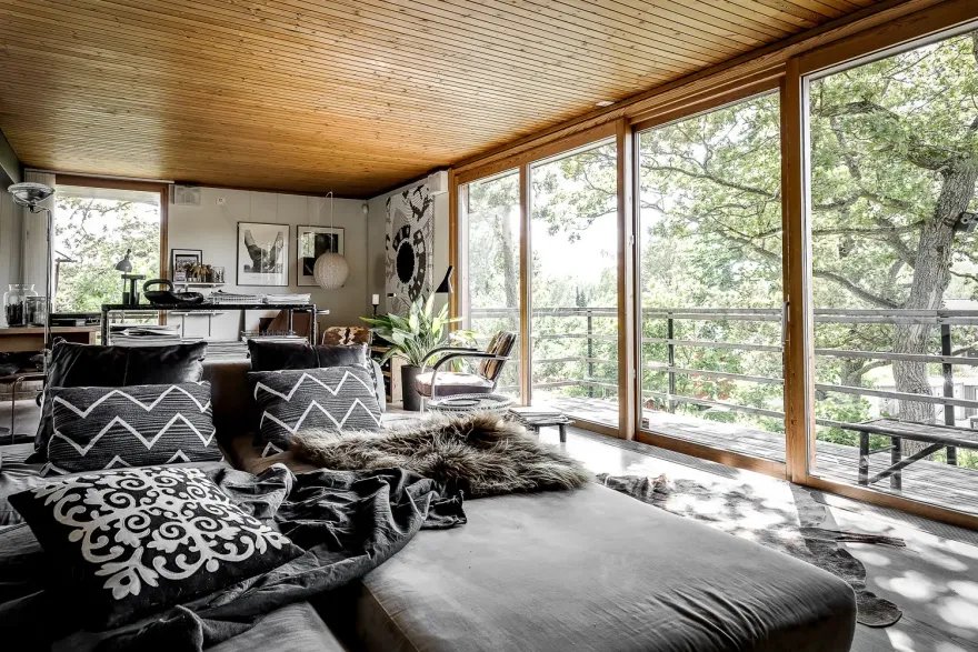 自然色彩的瑞典海滨别墅-2