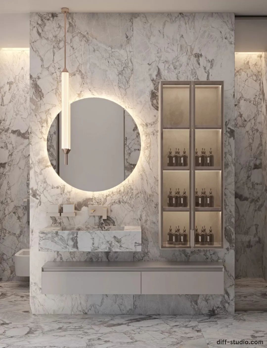 乌克兰基辅 1600㎡新古典奢华大宅丨Diff.Studio-80