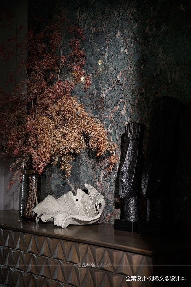 190㎡极简私宅装修案例丨中国广州-15