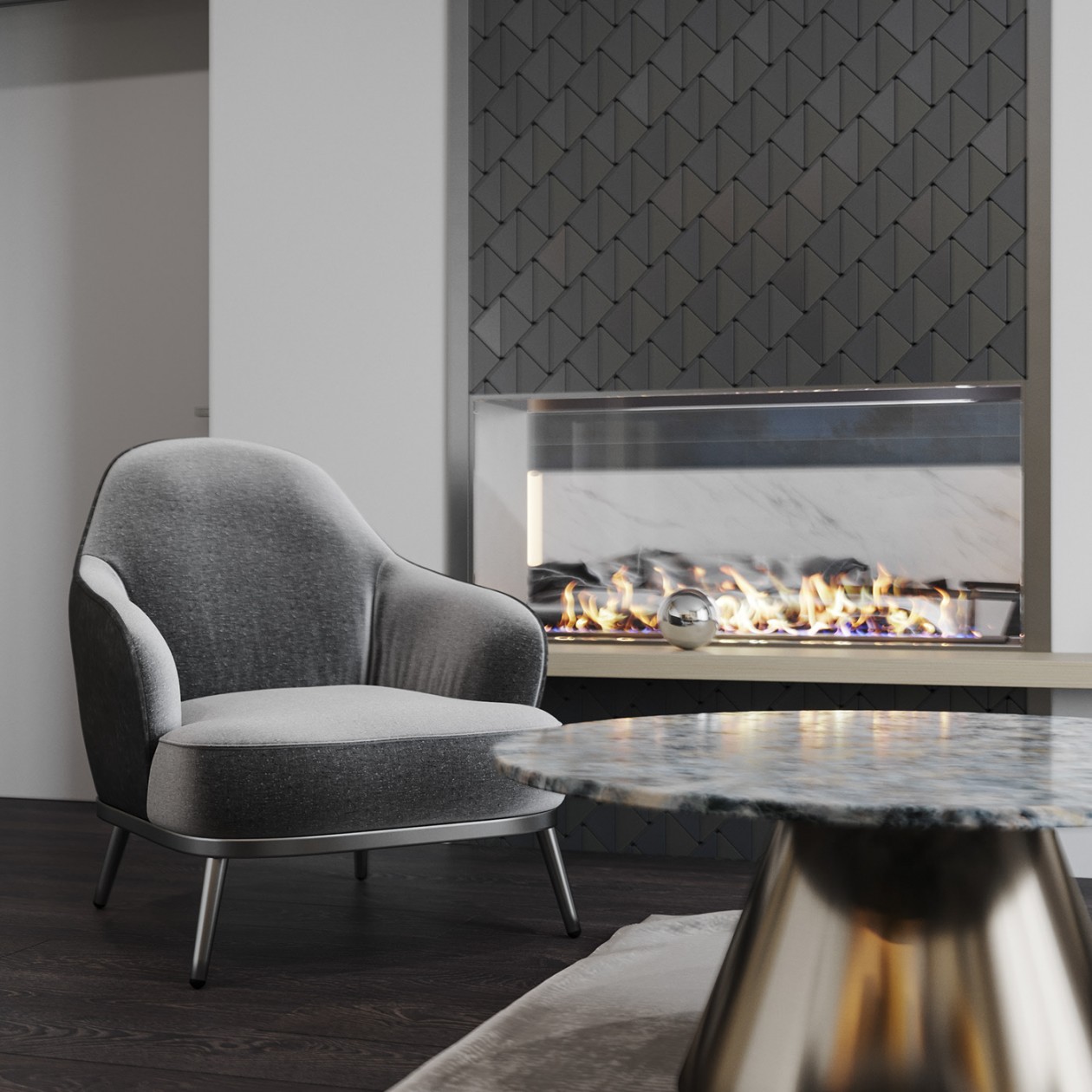 高级灰色系空间设计，既干净又敞亮-4