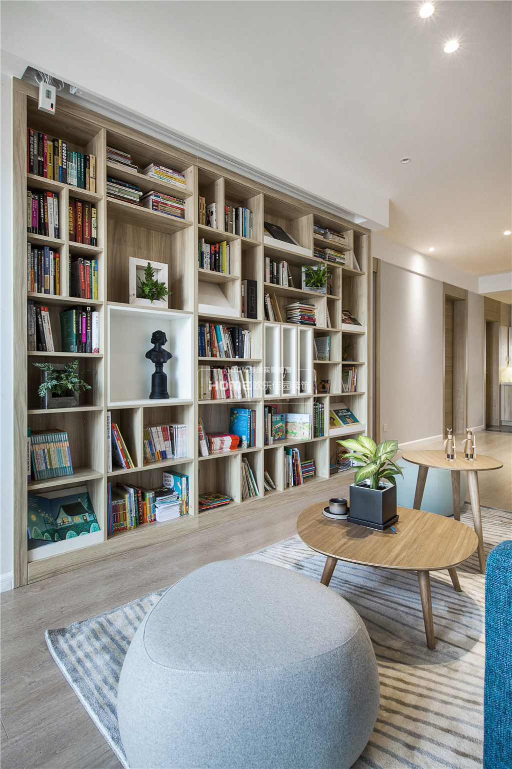 80 平北欧风润城家居,原木清新打造宽敞成长空间-19