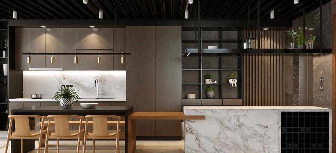 
50㎡小公寓开放式装修，简洁又不失格调 -1