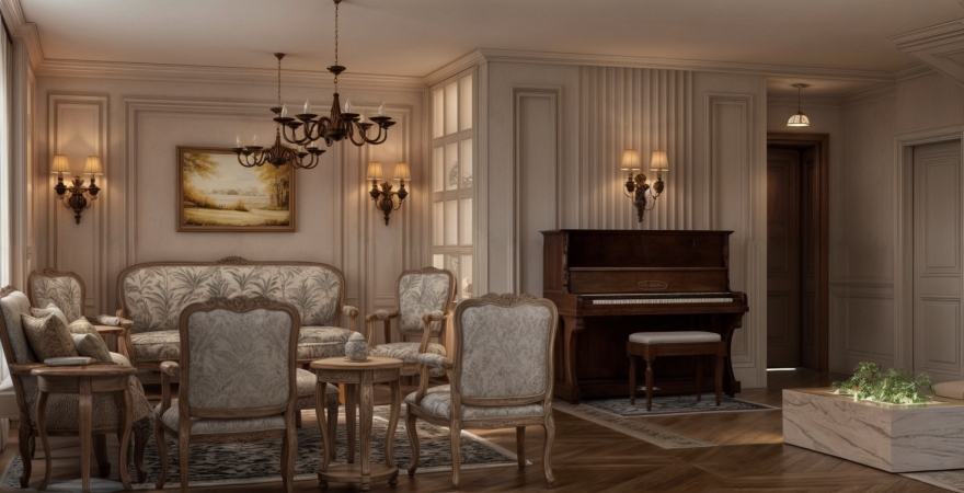 Classic open space reception-10