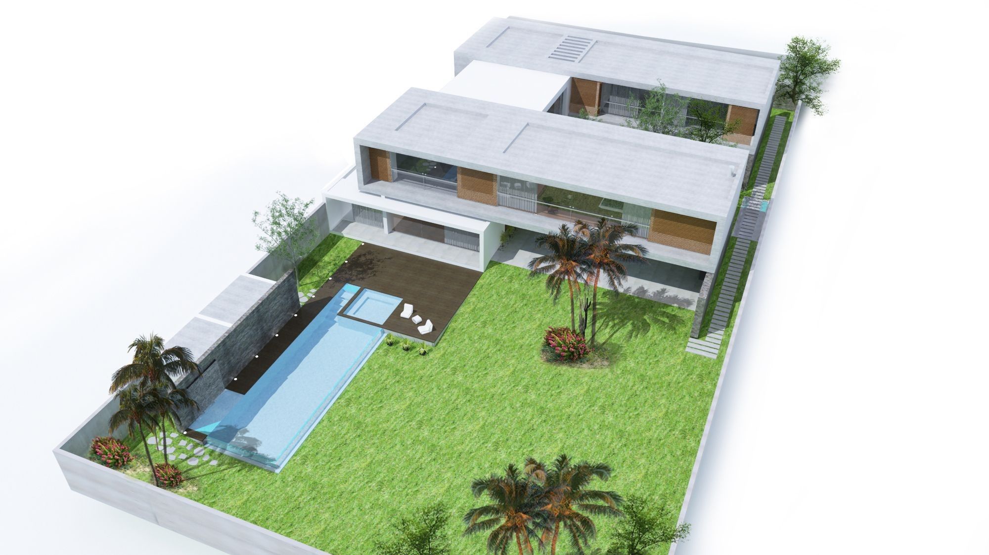 绿意盎然的空间艺术—— La Planicie House II-61