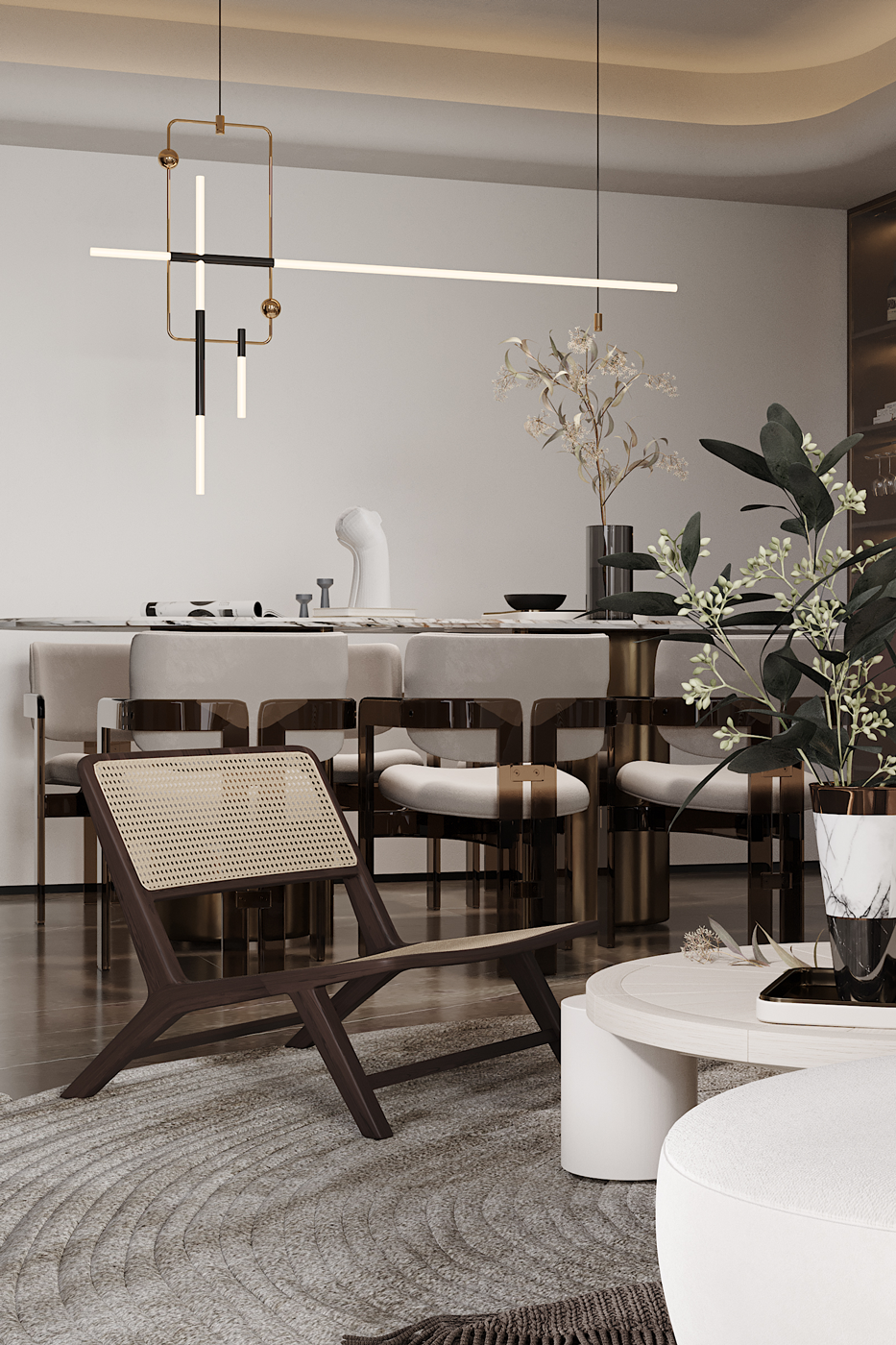 福州万科金域华府现代简约复式楼设计丨中国福州丨林健,康伟军,章丽青,何靓妮-15