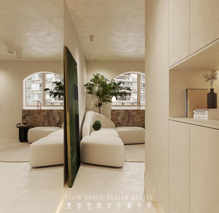 力源里暖色系小居设计-1