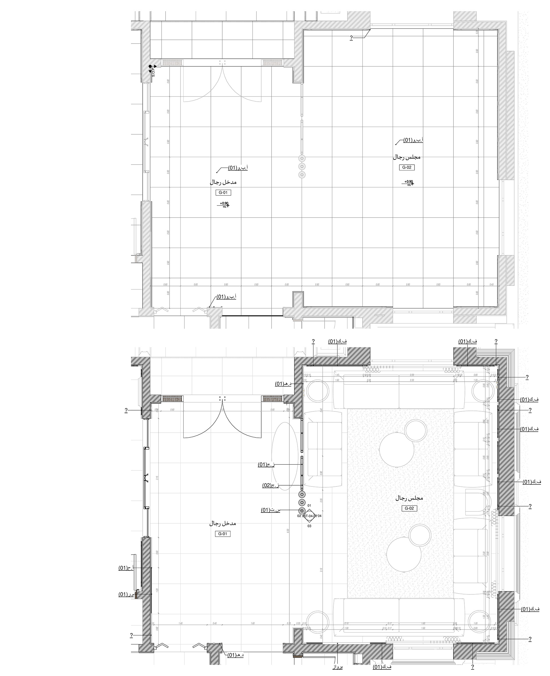 M·K· Classic Villa 室内外设计丨沙特阿拉伯丨Bariq Consultants-42