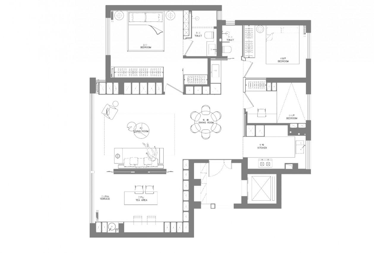 北城梁筑｜海月江南126㎡私宅丨中国福州-55