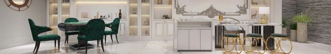 御河上院轻奢格调 | 王清玉 400㎡联排下叠设计-22