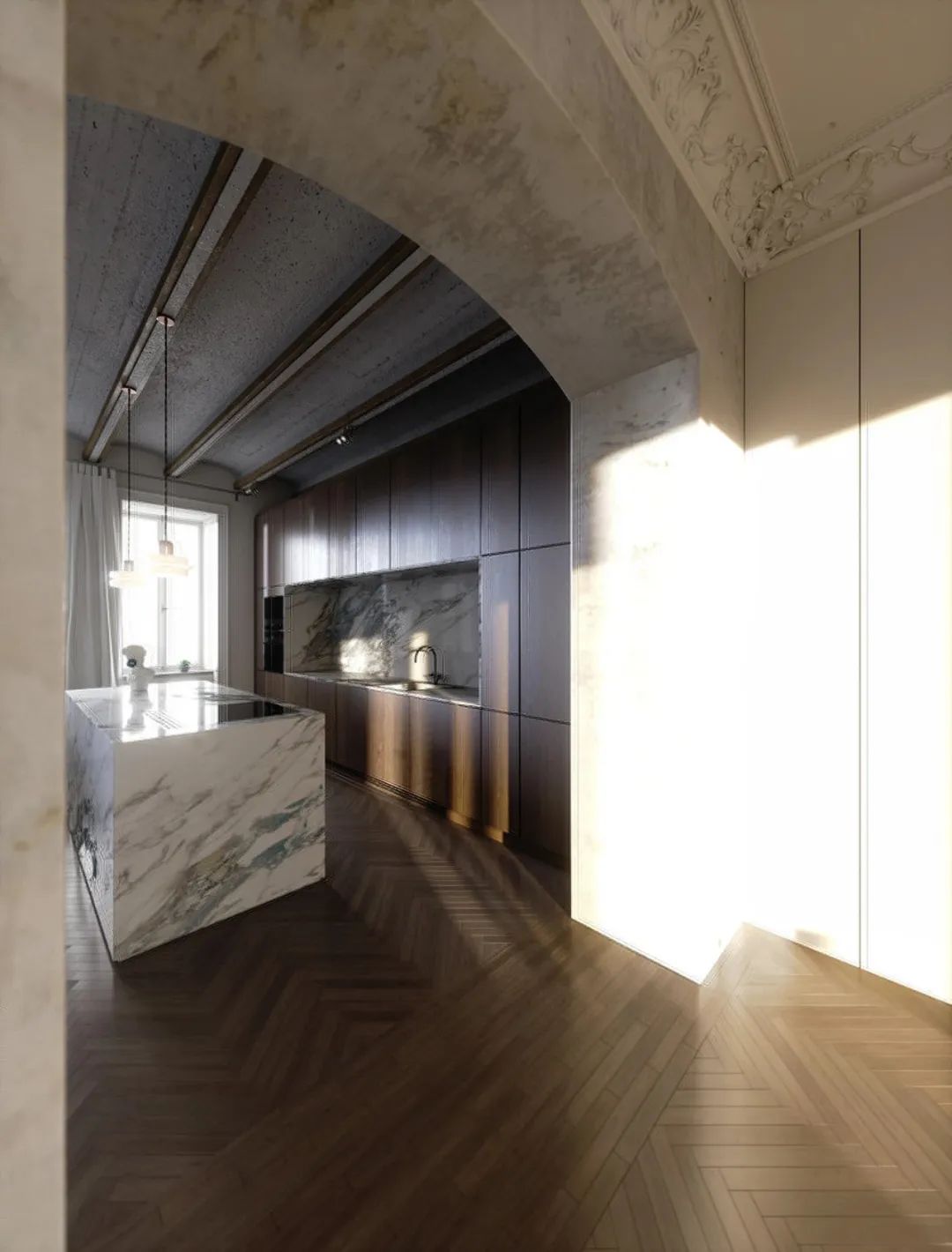 现代轻奢公寓设计丨Konstantin Kildinov-19