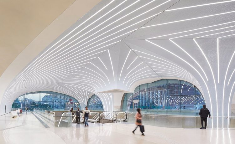 多哈无人驾驶地铁37座车站建设项目丨卡塔尔多哈丨荷兰UNStudio建筑公司,卡塔尔铁路建筑部门-23