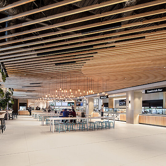 Northern Beaches Hospital - Forest Kitchen (Food Hall) by TORCA | Australian Interior Design Awards-7