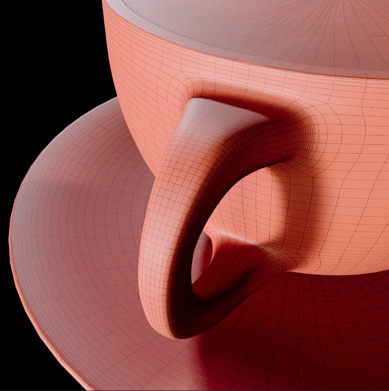 Coffee Cup 3D建模与贴图-6