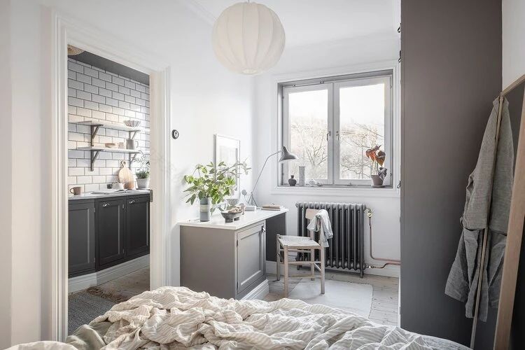 和谐北欧一居室丨瑞典丨Emma Fischer-22