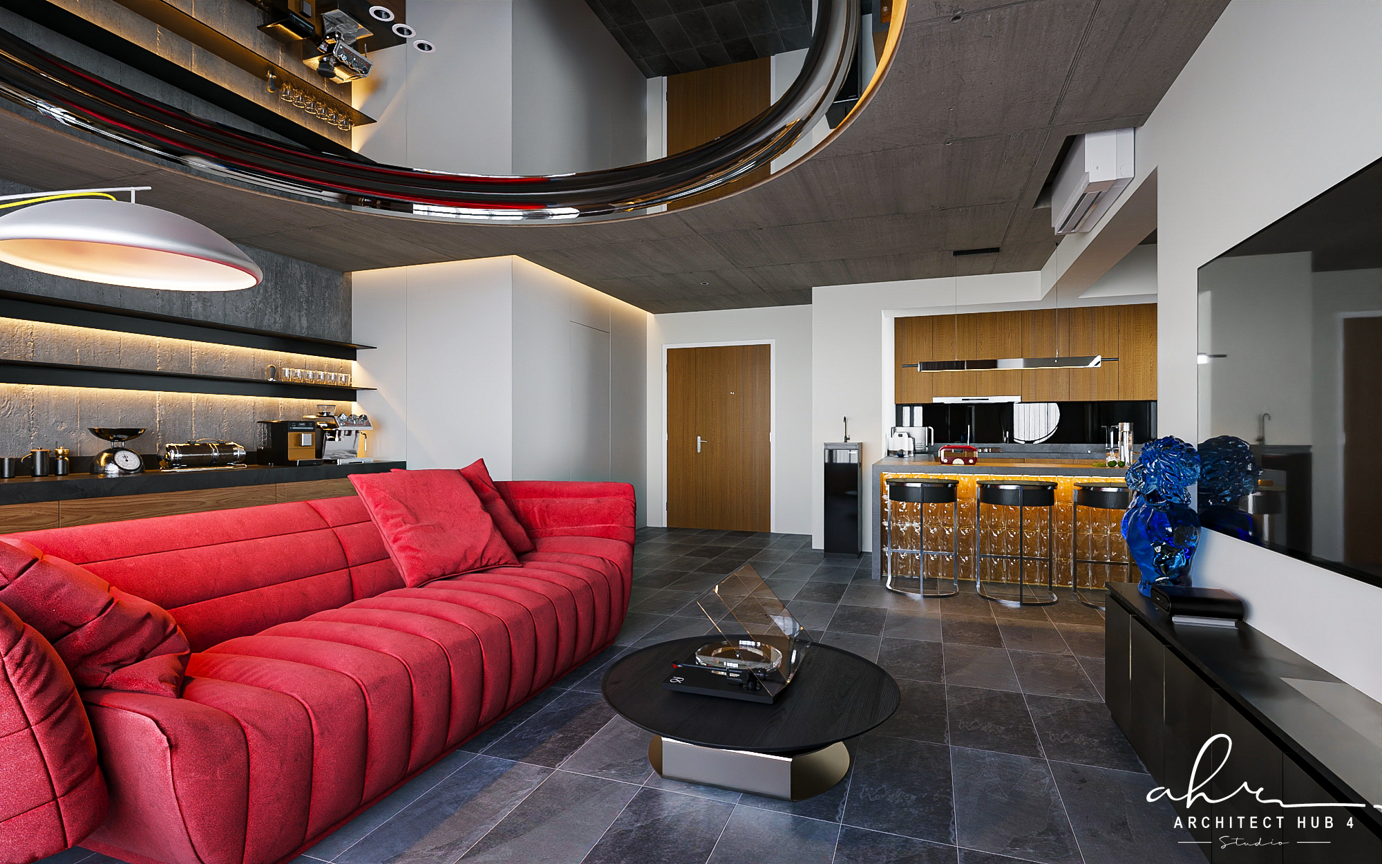 平层丨新加坡丨AH4 Studio-7