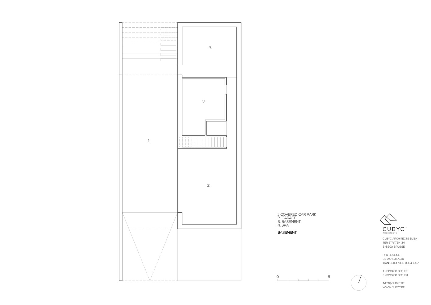 比利时海滨住宅的动态空间设计-51