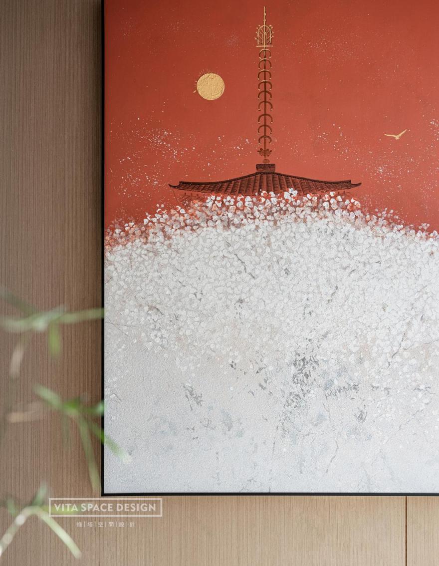 半岛城邦 138㎡原木风样板间丨维塔空间设计-54