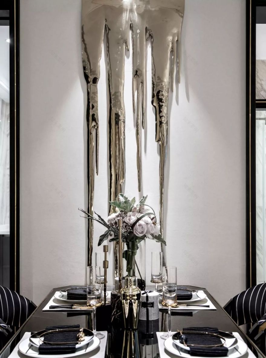 金辉白马云著样板间 | 曼哈顿轻奢,自由不羁的都市生活-10