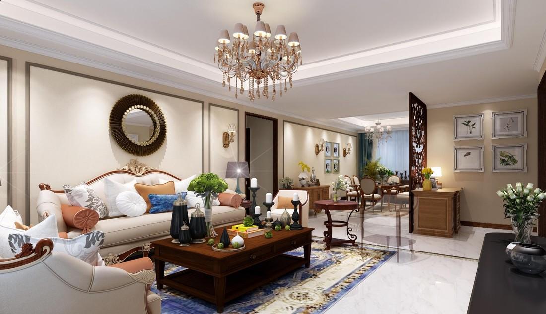 190 平米欧式大三居,诠释低调奢华与古典雅致-2