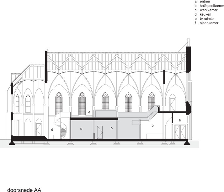 Church conversion into a residence in Utrecht by Zecc-43