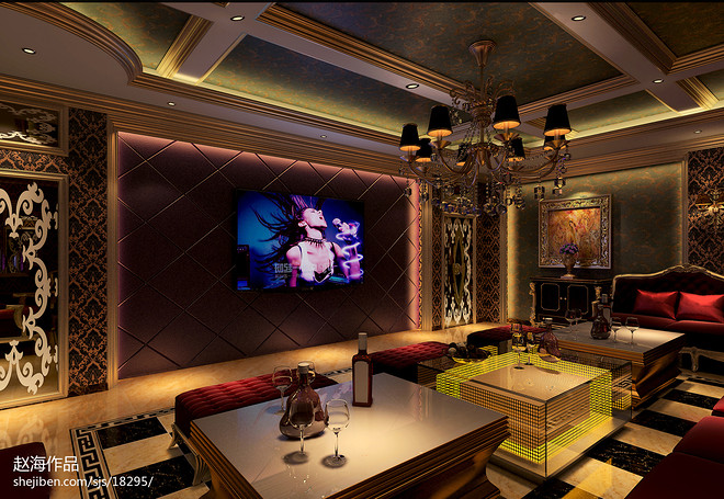 310万元娱乐空间2000平米装修案例·欧式豪华KTV-15