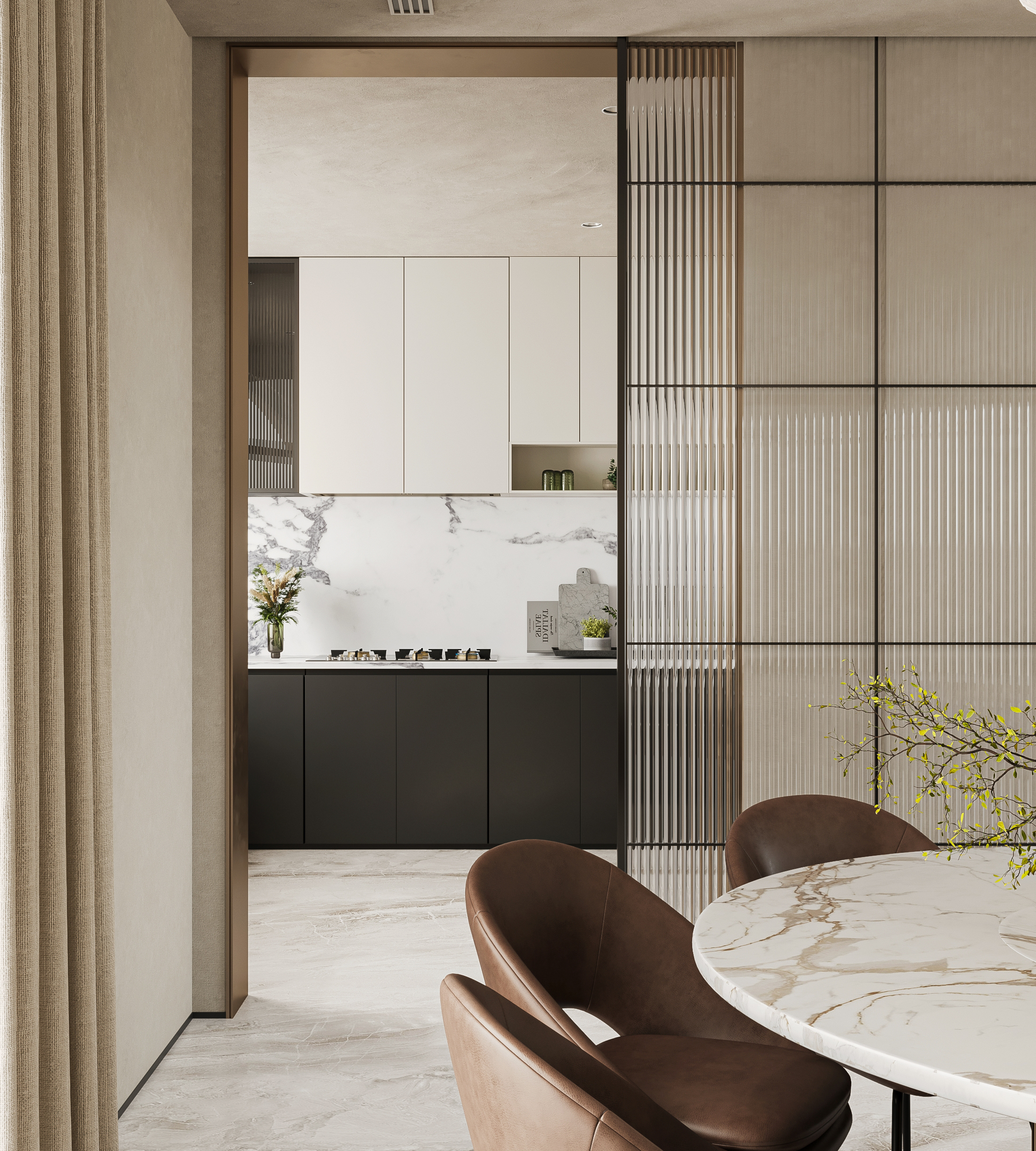 奶油轻奢效果图制作-20