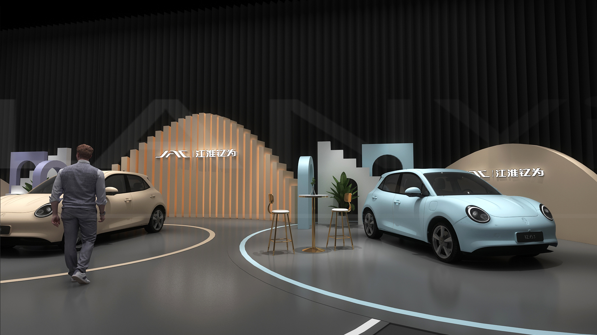 汽车活动直播展示空间设计-4