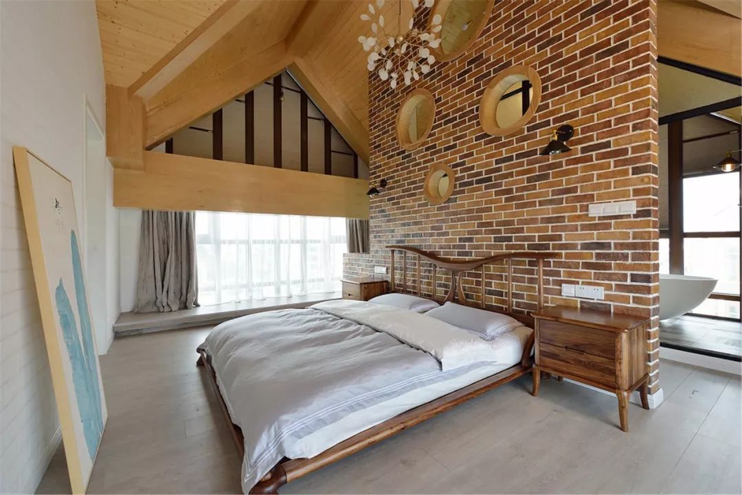 130㎡自然风复式  城市空间设计-69