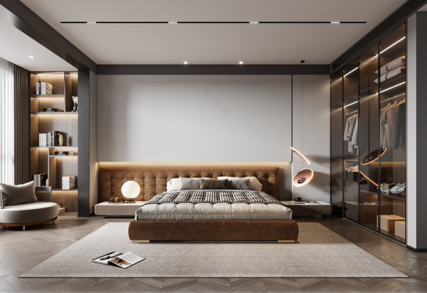 金地九玺简欧别墅丨西安锐格惟辰装饰工程有限公司-45