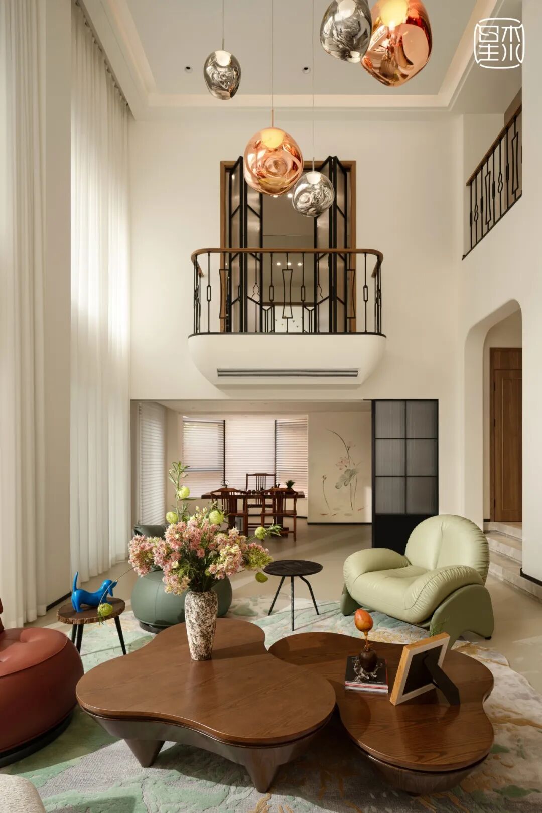 为95后海归女儿爆改500㎡双拼别墅丨中国上海丨星杰-14