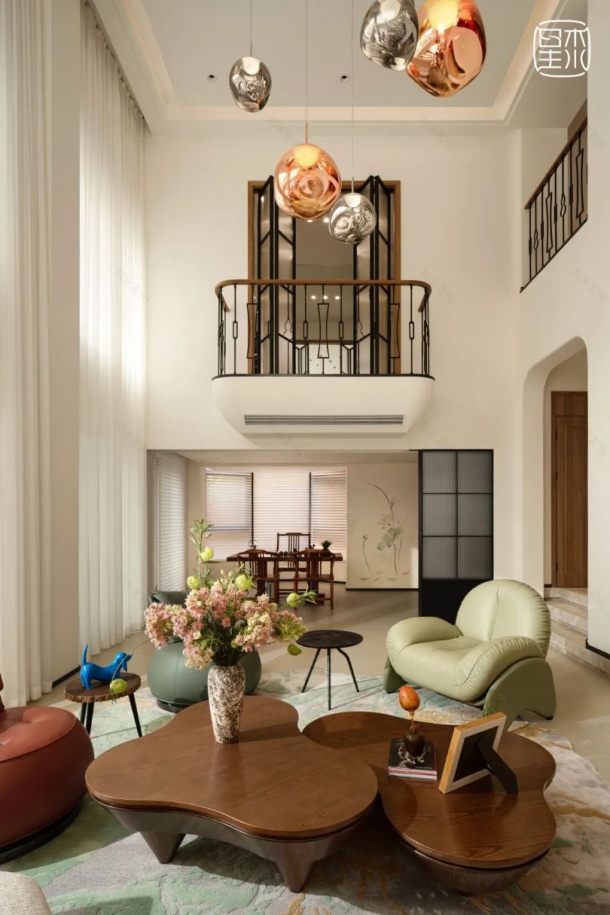 为95后海归女儿爆改500㎡双拼别墅丨中国上海丨星杰-14
