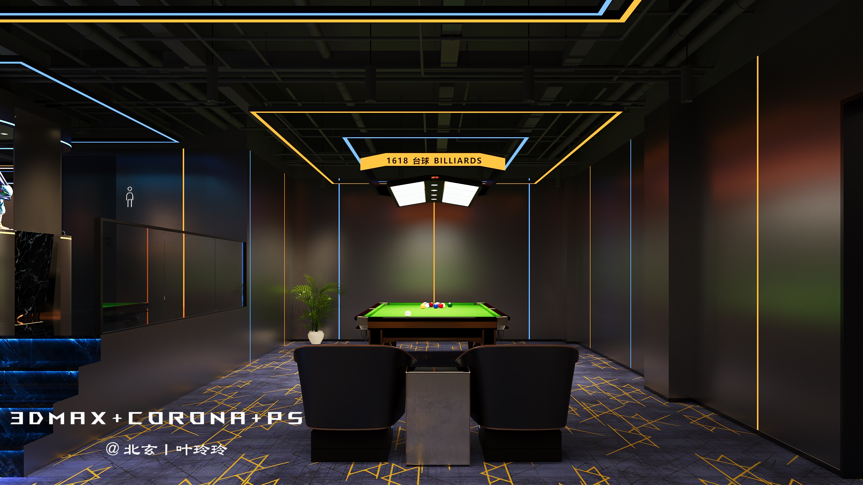 台球室设计-22
