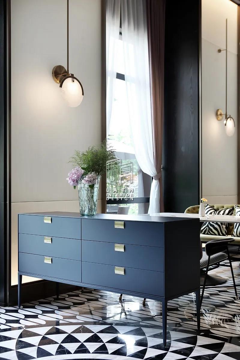 现代 Art Deco 风格餐厅设计-52