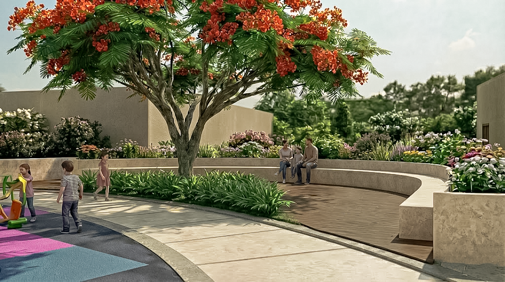 Serene Public Garden | Landscape design-9