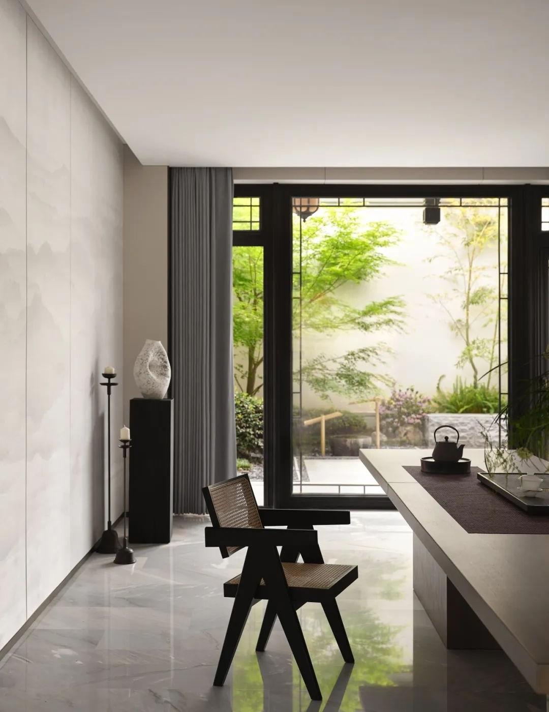 银杏汇湘湖天境 新中式挑空别墅丨中国杭州丨H.N.LIN空间美学馆-88