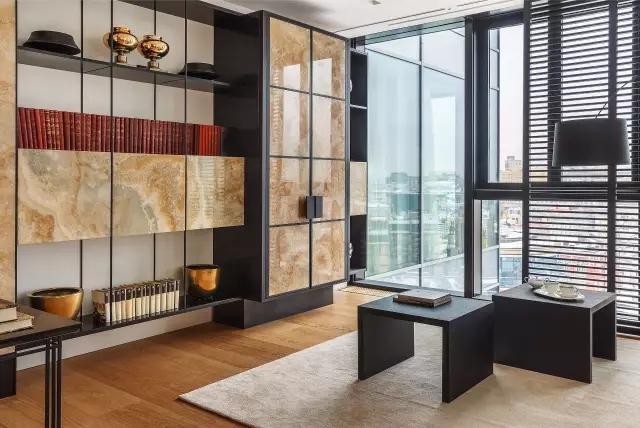 俄罗斯 380㎡简约精致豪宅 | 功能布局与艺术品相得益彰-40