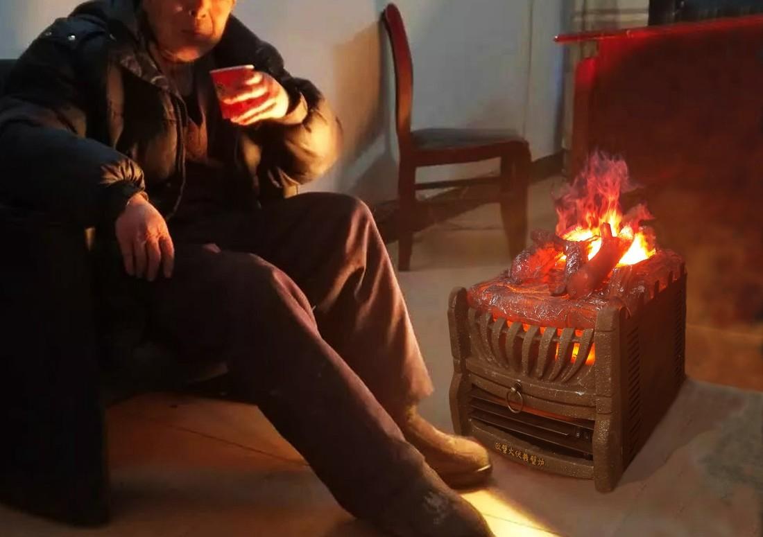 重阳节礼品推荐 | 便携式伏羲雾化壁炉取暖器-10