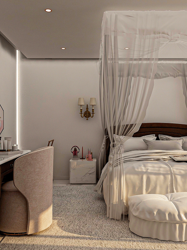 Elegant and Serene Bedroom-13