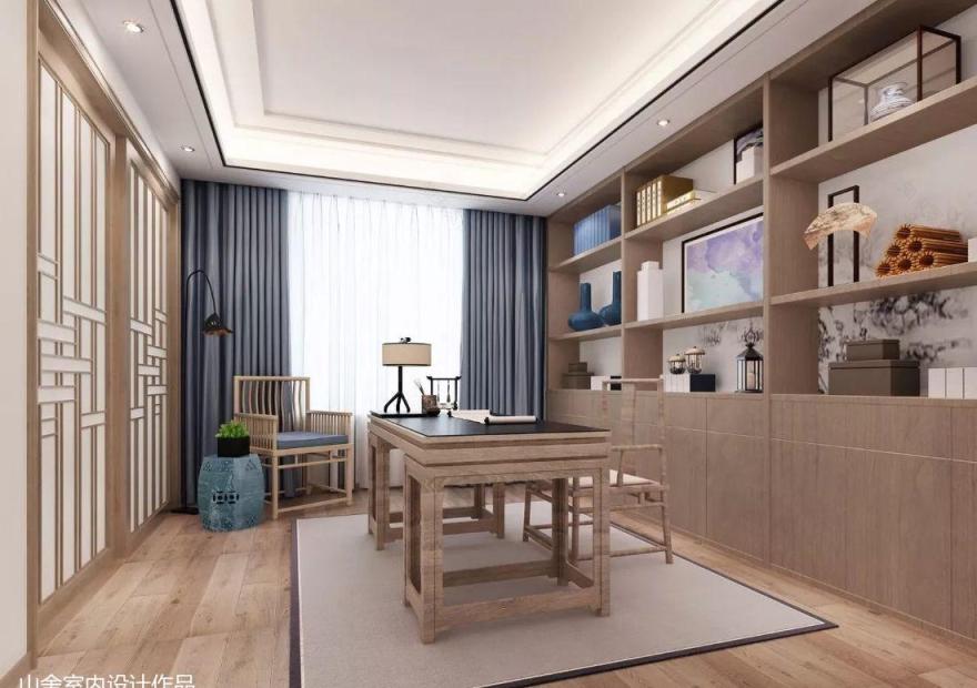 华瀚大湖公馆新中式禅意空间,展现东方美学魅力-26