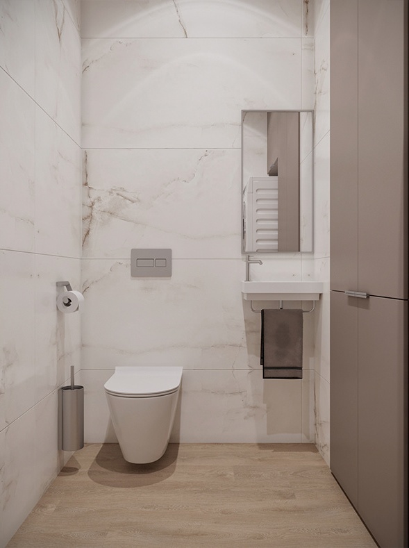 108㎡灰色系住宅设计-19