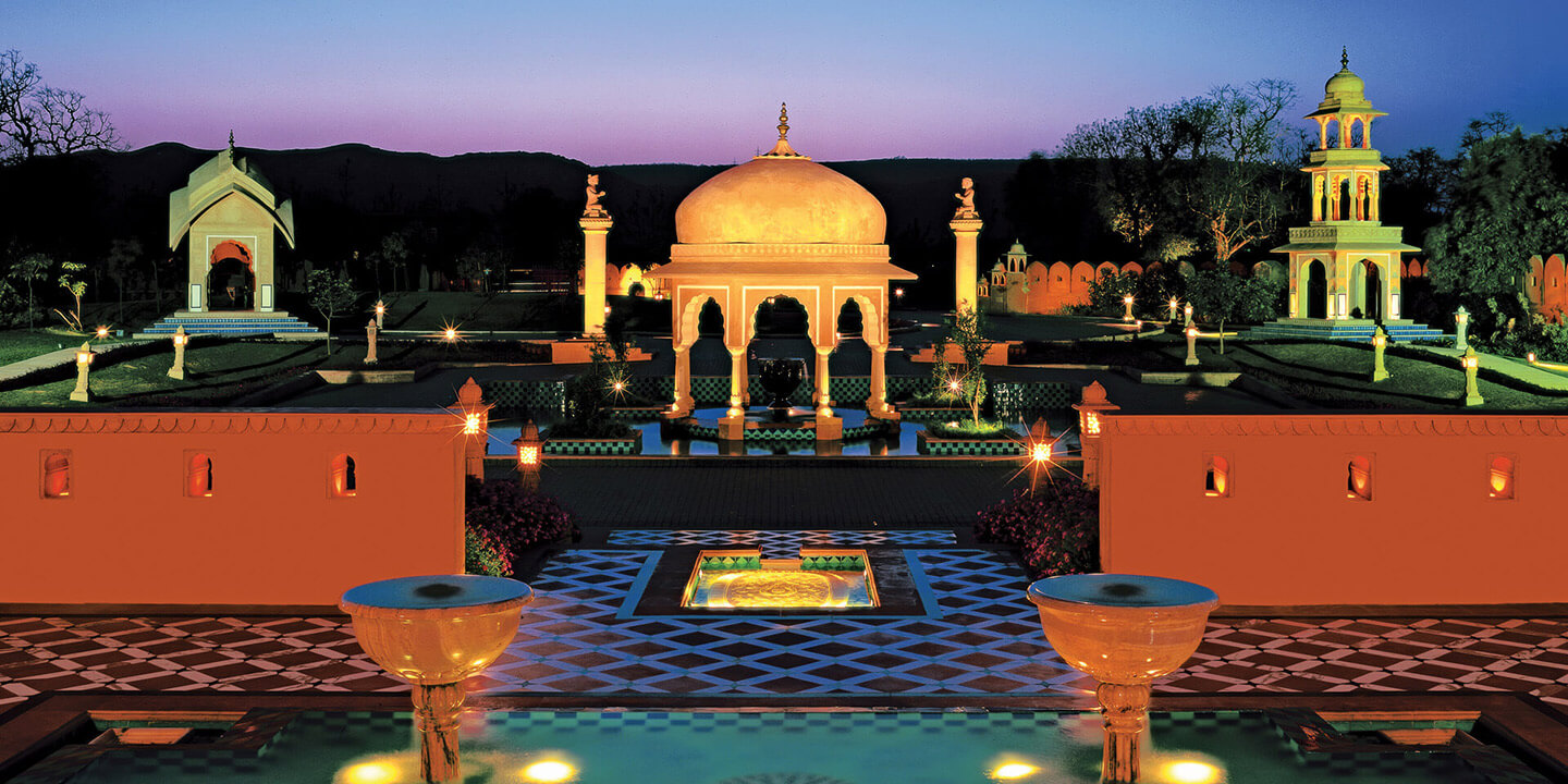 印度欧贝罗伊拉吉维斯度假村 the oberoi rajvilas,at jaipur,india by bensley-3