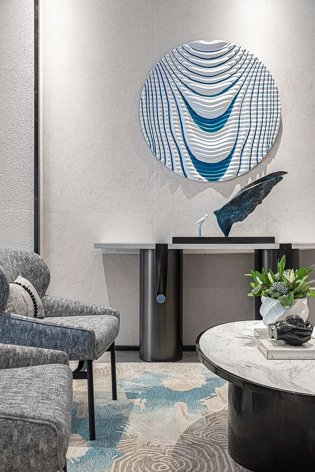 水乡儒雅 | 荣盛甪直甫上花园售楼处与样板间设计-49