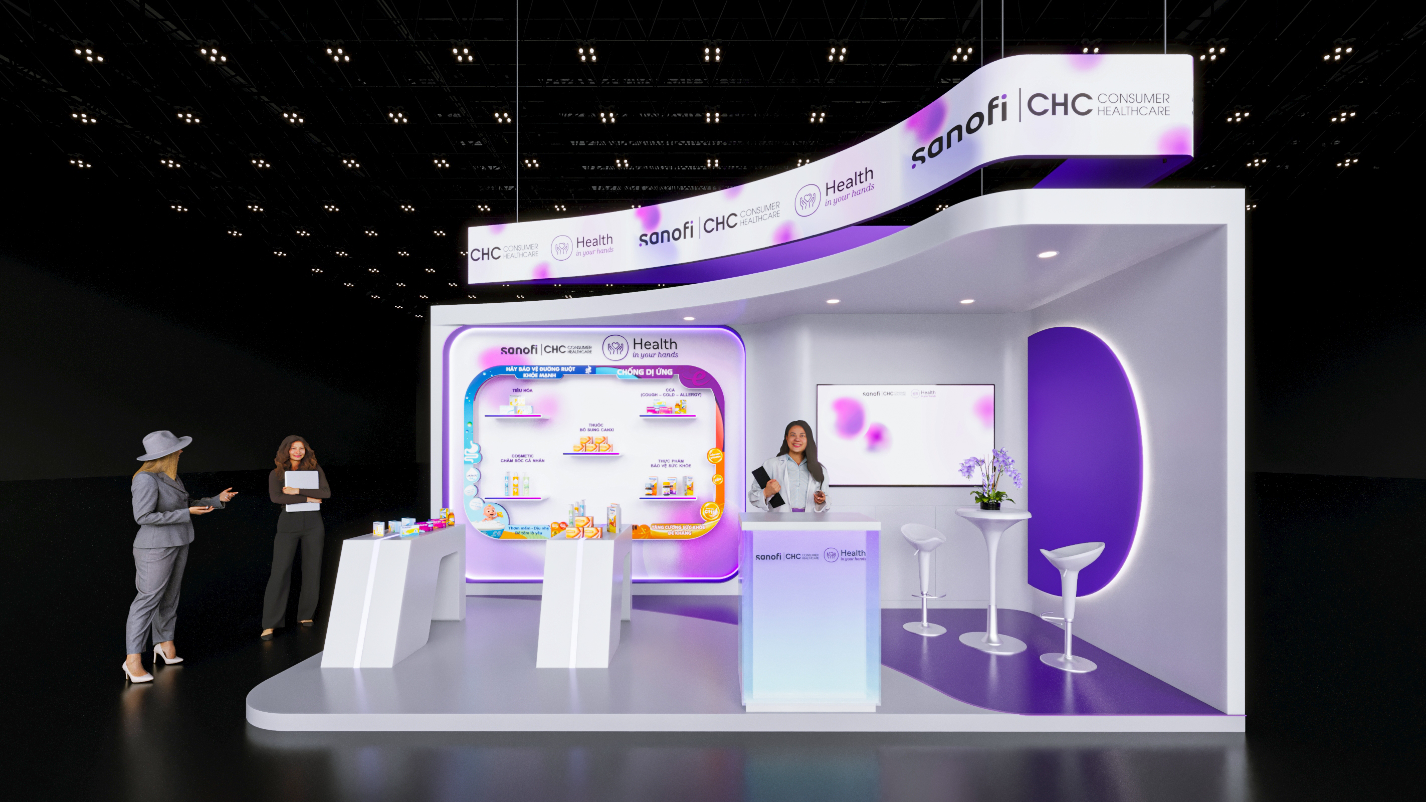 赛诺菲消费者健康产品  展示柜-6