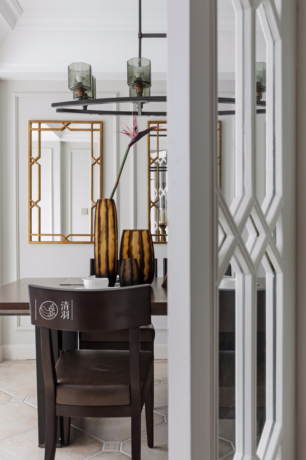 平层丨暗香疏影·成都177㎡美式住宅  清羽设计-22