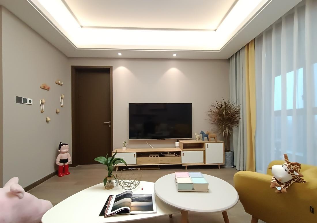 苏州新区铂湾澜庭精装改造130北欧原木-13