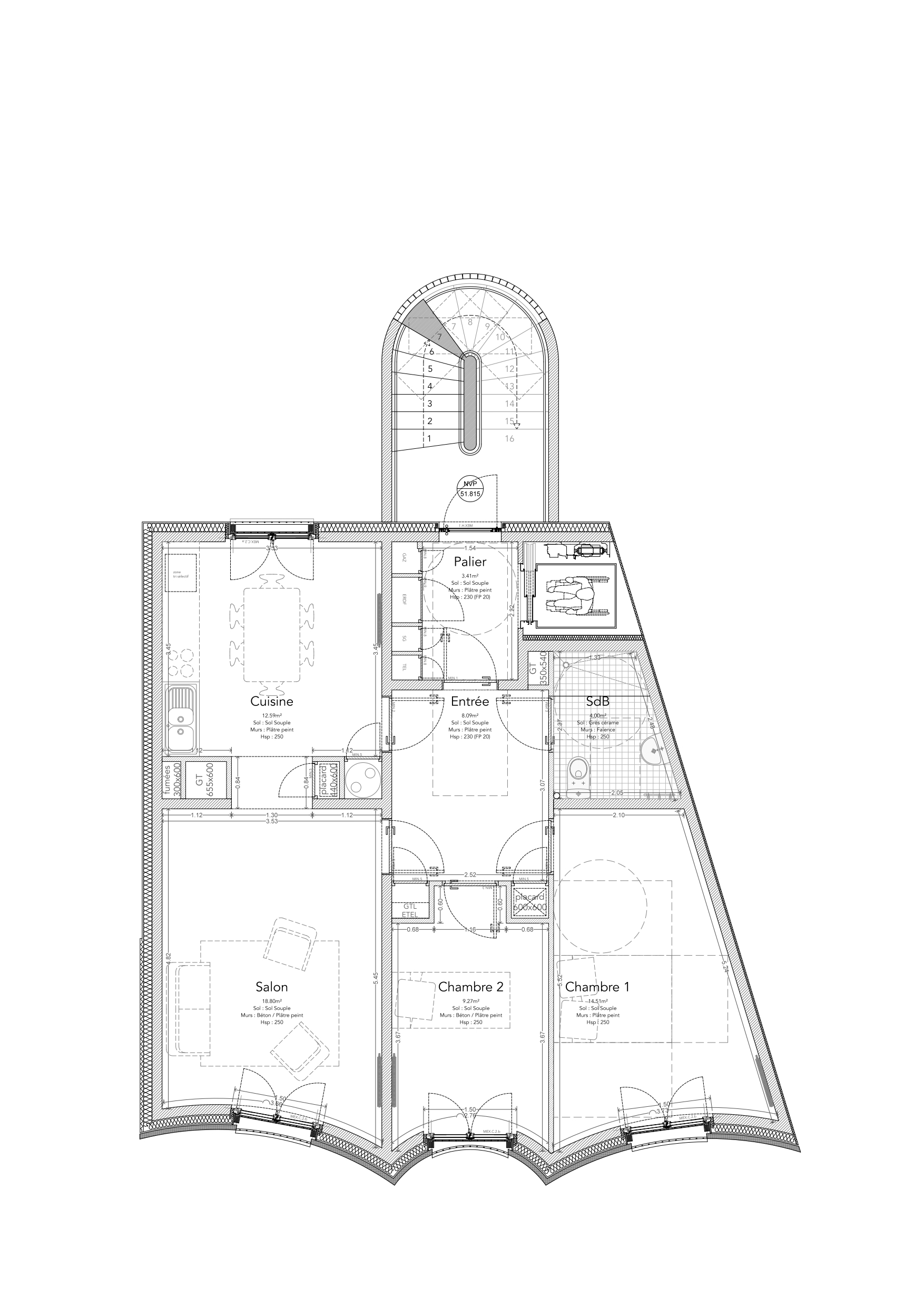 让·巴尔街 8 个住房单元丨法国巴黎丨JeanChristophe Quinton architecte-68