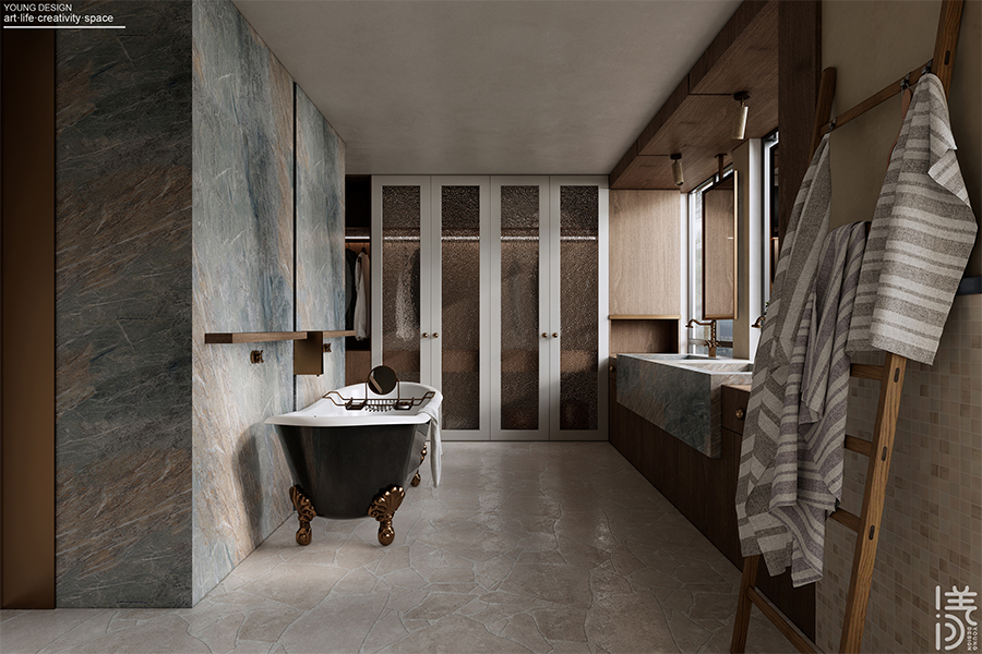 美式复古艺术宅邸设计丨深圳漾空间设计有限公司-51